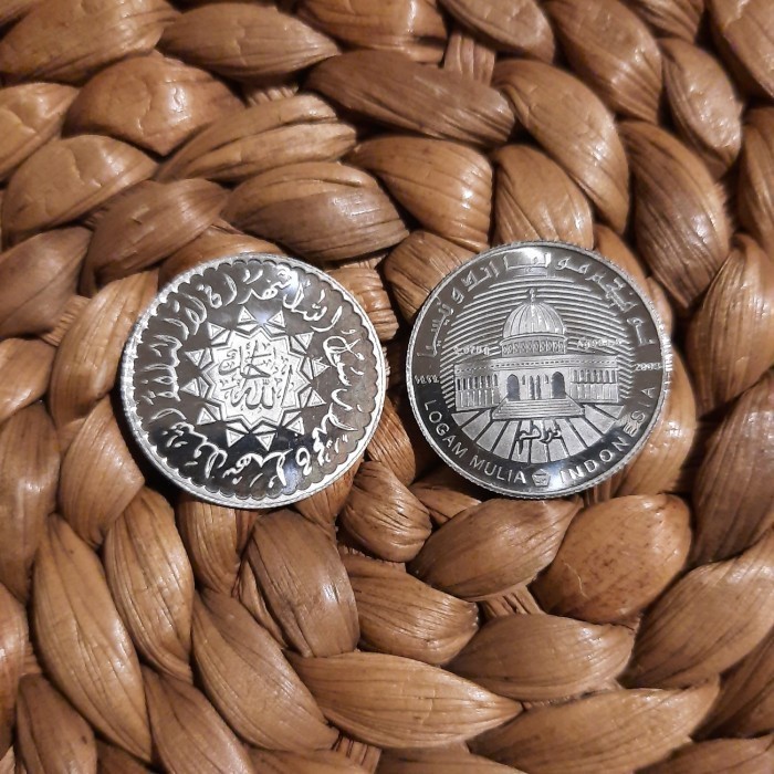 LOGAM MULIA KOIN PERAK MURNI 1 Dirham Antam not Wakala IMN Fine Silver Coin LM (TS)