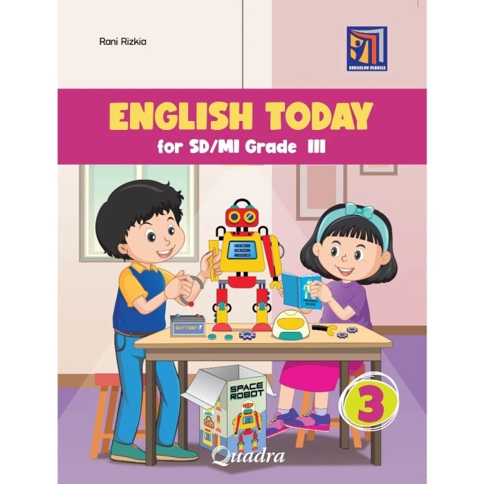 ✨TERLARIS ✨English today kelas 3 SD penerbit quadra kurikulum merdeka