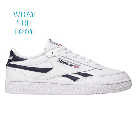 Sepatu Sneakers Reebok Club C85 Revenge White Black