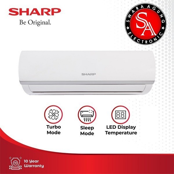 Ac Split 1 Pk Sharp Type: 09UCY (Free Pemasangan & Bahan) Khusus Medan