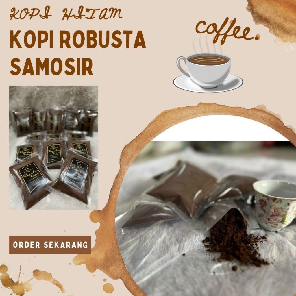 

Kopi Bubuk Samosir - Kopi Robusta Samosir - Bubuk Kopi Hitam / BD / Berkat Store