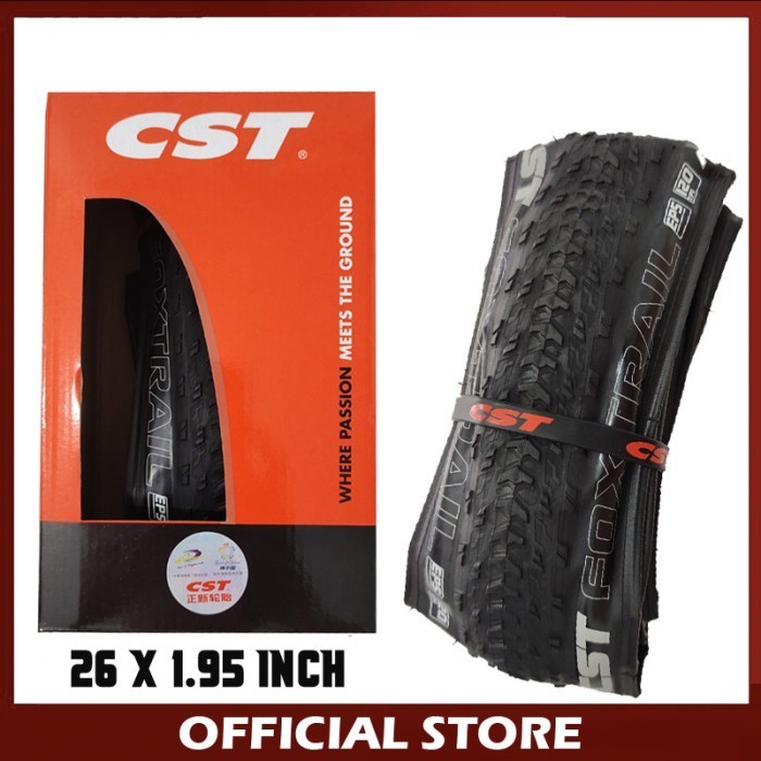 CST Foxtrail C-FT1 Ban Luar Sepeda MTB 26 x 1.95 MTB Kevlar 120 TPI VST