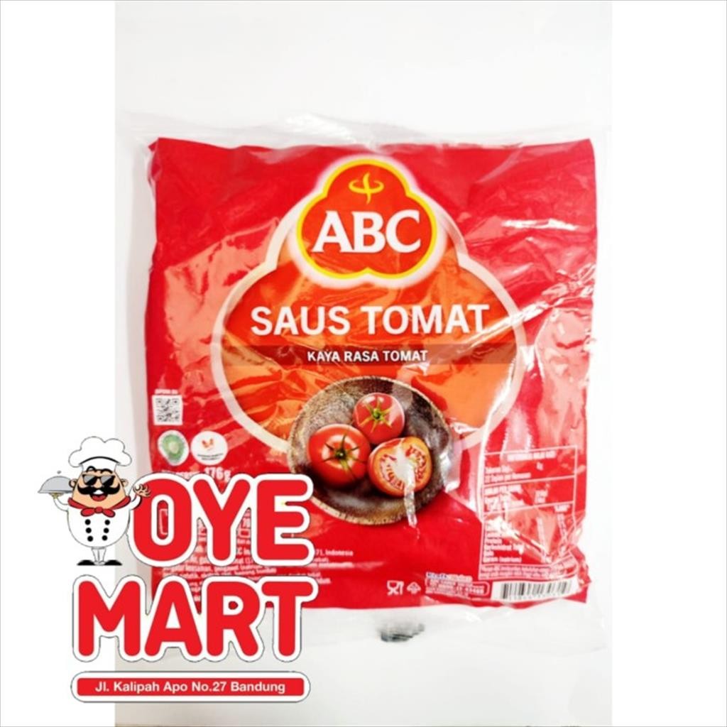 

ABC SAUS TOMAT SACHET 22 X 8 GR / SAUCE TOMAT SACHET 176GR