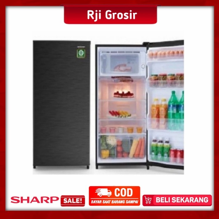 kulkas sharp 1 pintu sjn182 hs