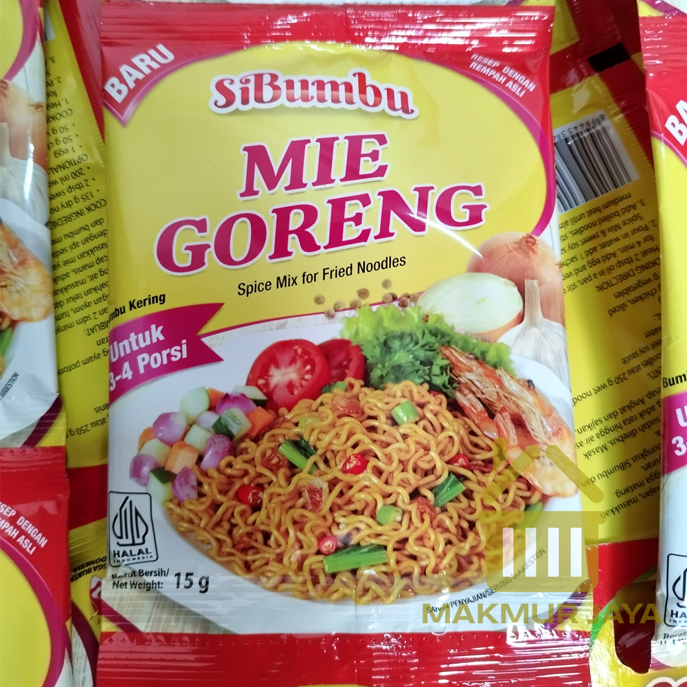 

Bumbu MIE GORENG Sibumbu - Bumbu Masak Instan 1 renceng isi 10 pcs