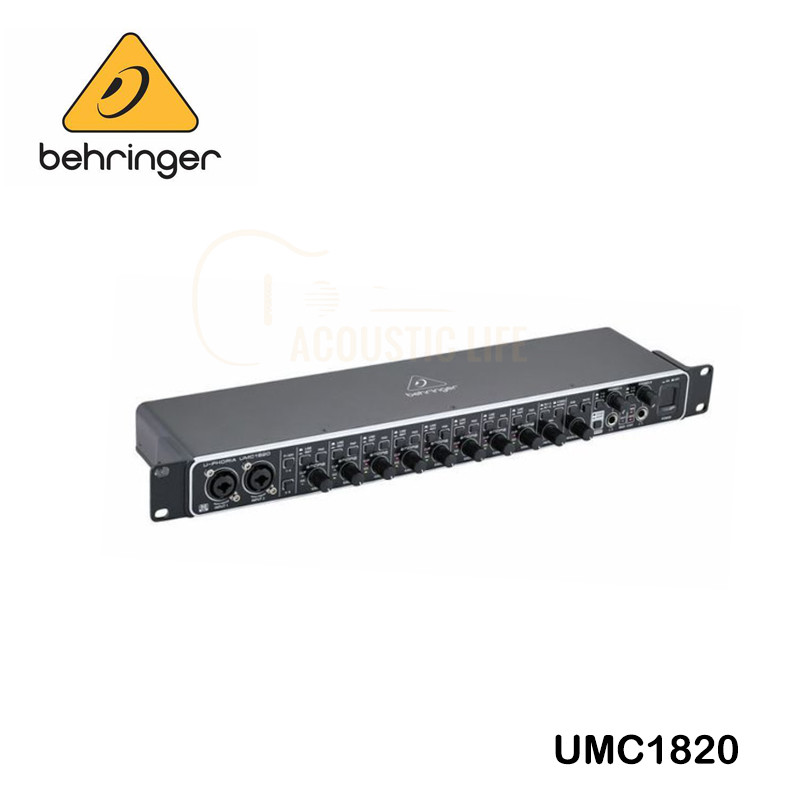 Behringer UMC1820 USB Audio Interface Audiophile 18x20 24-Bit/96 kHz USB Audio/MIDI Interface with M