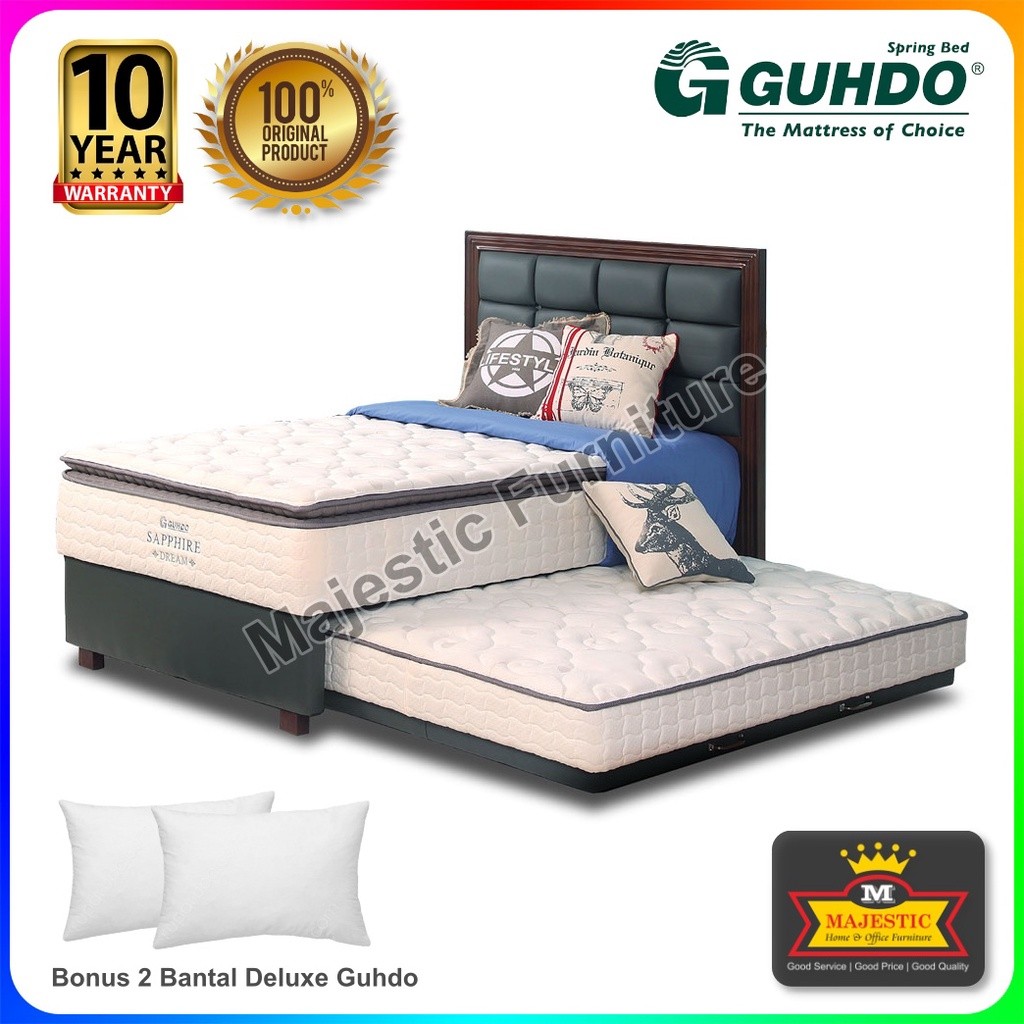 Set Spring Bed - 2-in-1 Guhdo Sapphire Dream Metropolis - Jogja