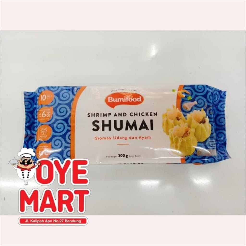 

BUMIFOOD SIOMAY AYAM DAN UDANG 200GR ISI 10 SIOMAY