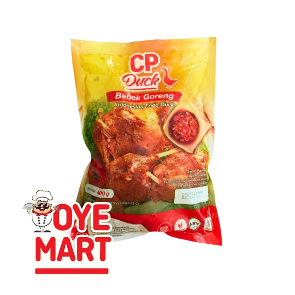 

BEBEK GORENG FROZEN 400GR/ CP DUCK BEBEK GORENG BERBUMBU