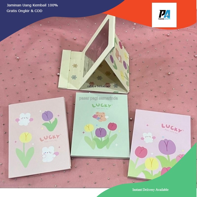 cermin lipat kaca lipat lucu
