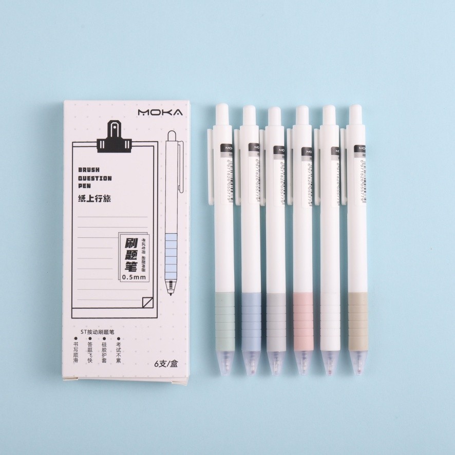 

PULPEN GEL MEKANIK POLOS ISI 6PCS DAN 5PCS / PULPEN GEL MEKANIK