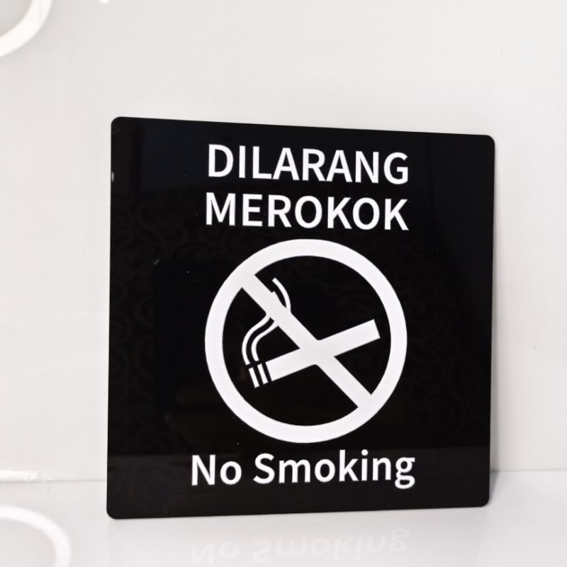 

PAPAN AKRILIK DILARANG MEROKOK | SIGN LABEL AKRILIK PAPAN TANDA RUANG | PAPAN PERINGATAN AREA MEROKOK TINGGAL TEMPEL