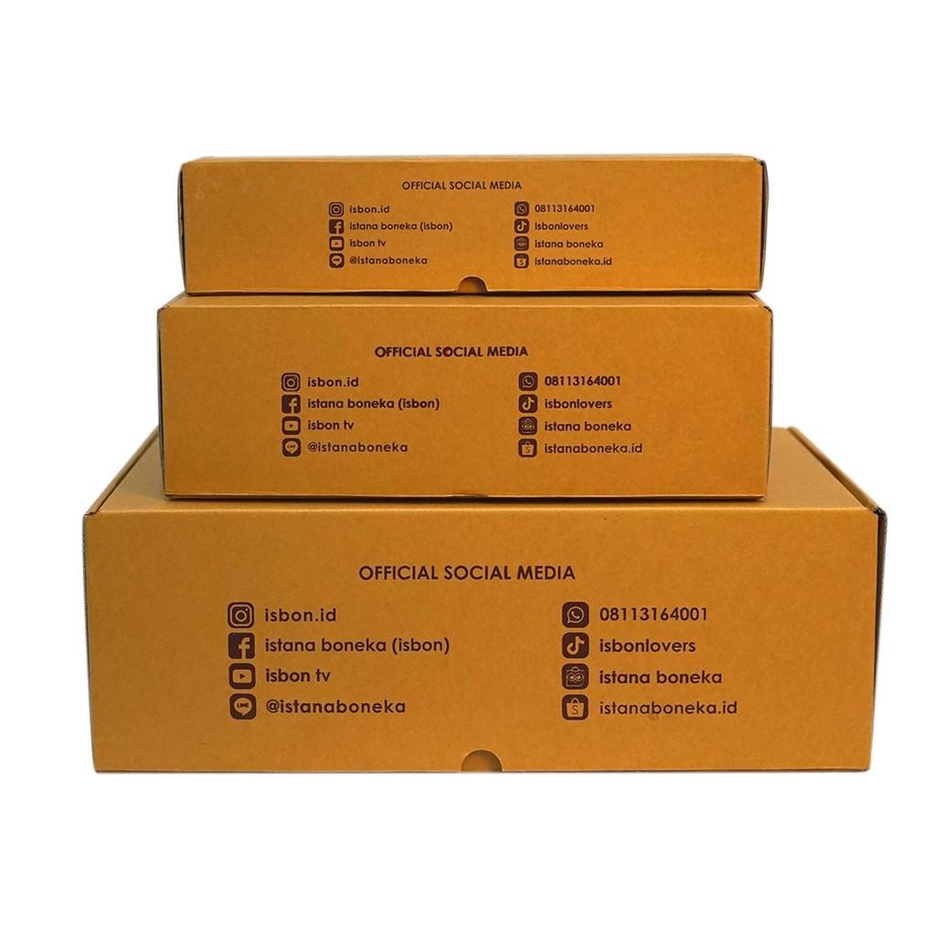 Tambahan kardus box packaging kado parcel hadiah ultah istana boneka