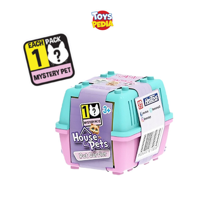 Mainan Figur Emco House Pets Pet Carrier Series 1 Random