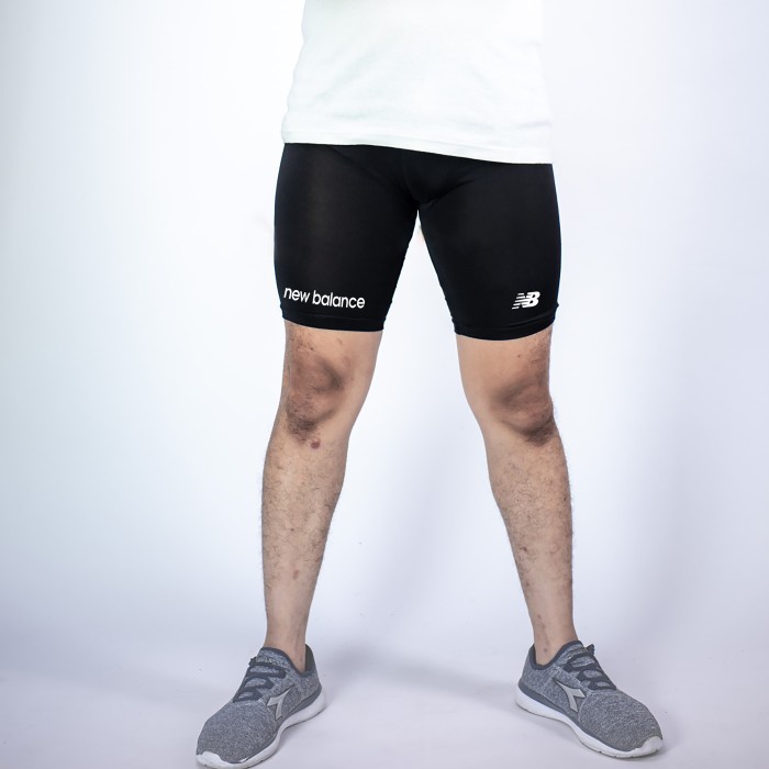 Terlaris ✨ -Celana Legging Sport Pendek Pria Legging Olahraga - Polosan, S