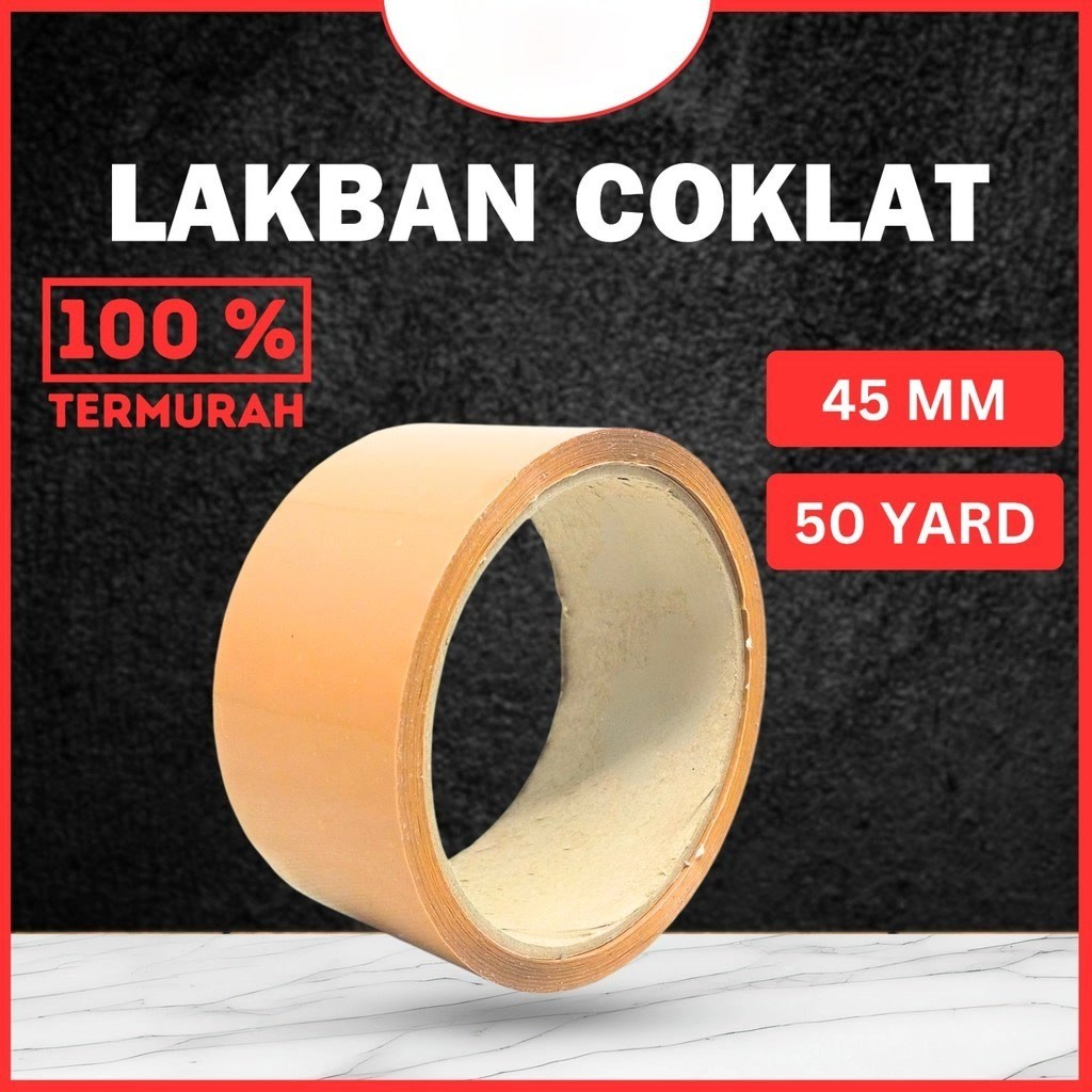 

Lakban Solatip Isolasi OPP Coklat 2 Inch 45mm x 50 Yard 45micron MURAH Lakban Coklat Super 2 inch x 50 yard 45mm x 50yard setara daimaru