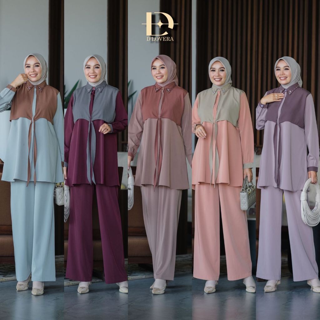 ORIGINAL Zeeta Set Stelan Celana  by Dlovera - Terbaru Busui realpic ORI