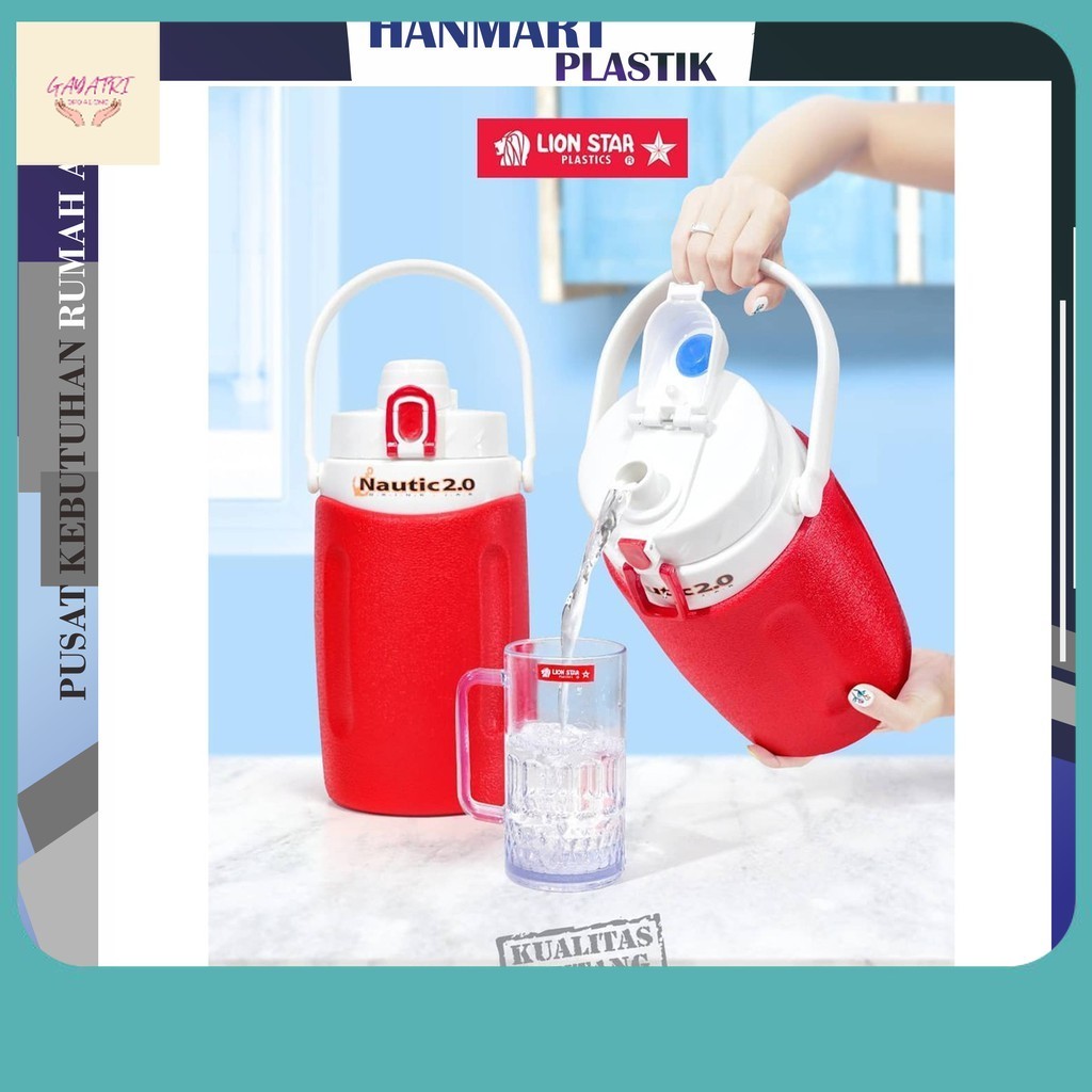 Termos Terkini / Termos Nautic 2 Liter Lion Star D 34 Drink Jar Tahan Dingin/Lion Star Nautic Tempat