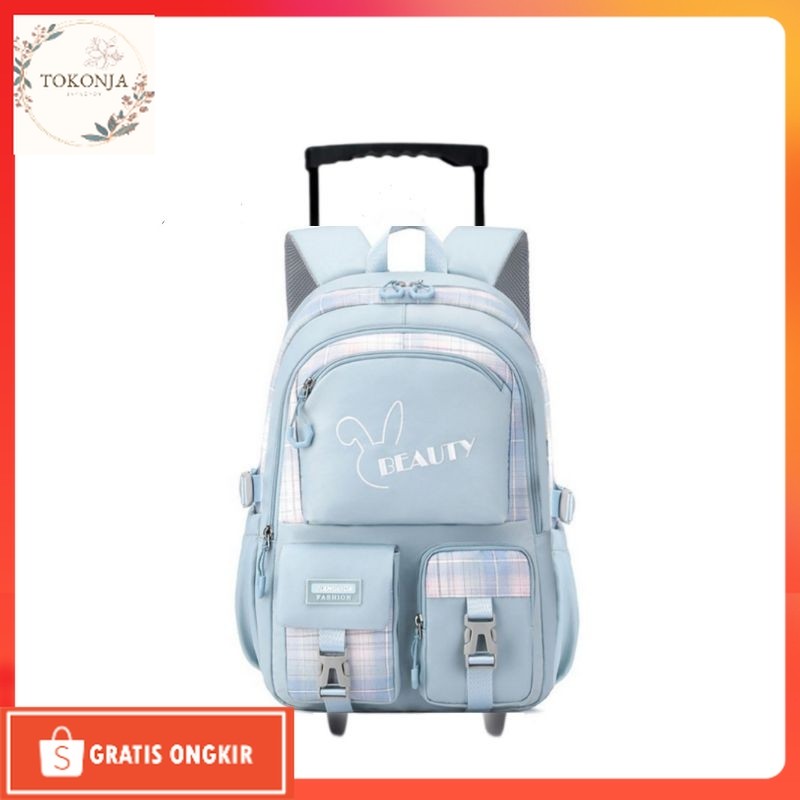 Tas Anak Lucu / Tas Ransel troli anak perempuan TK SD tas koper anak cewek