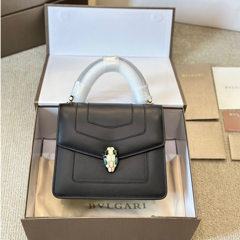 New Counter ORI Pre order Bvlgari Serpenti Tas Slempang Sling Bag Wanita Kulit Asli Size 20*18CM