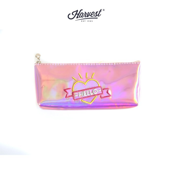 

[Promo] Pencil Case / Tempat Pensil Harvest - Holographic - Merah Muda