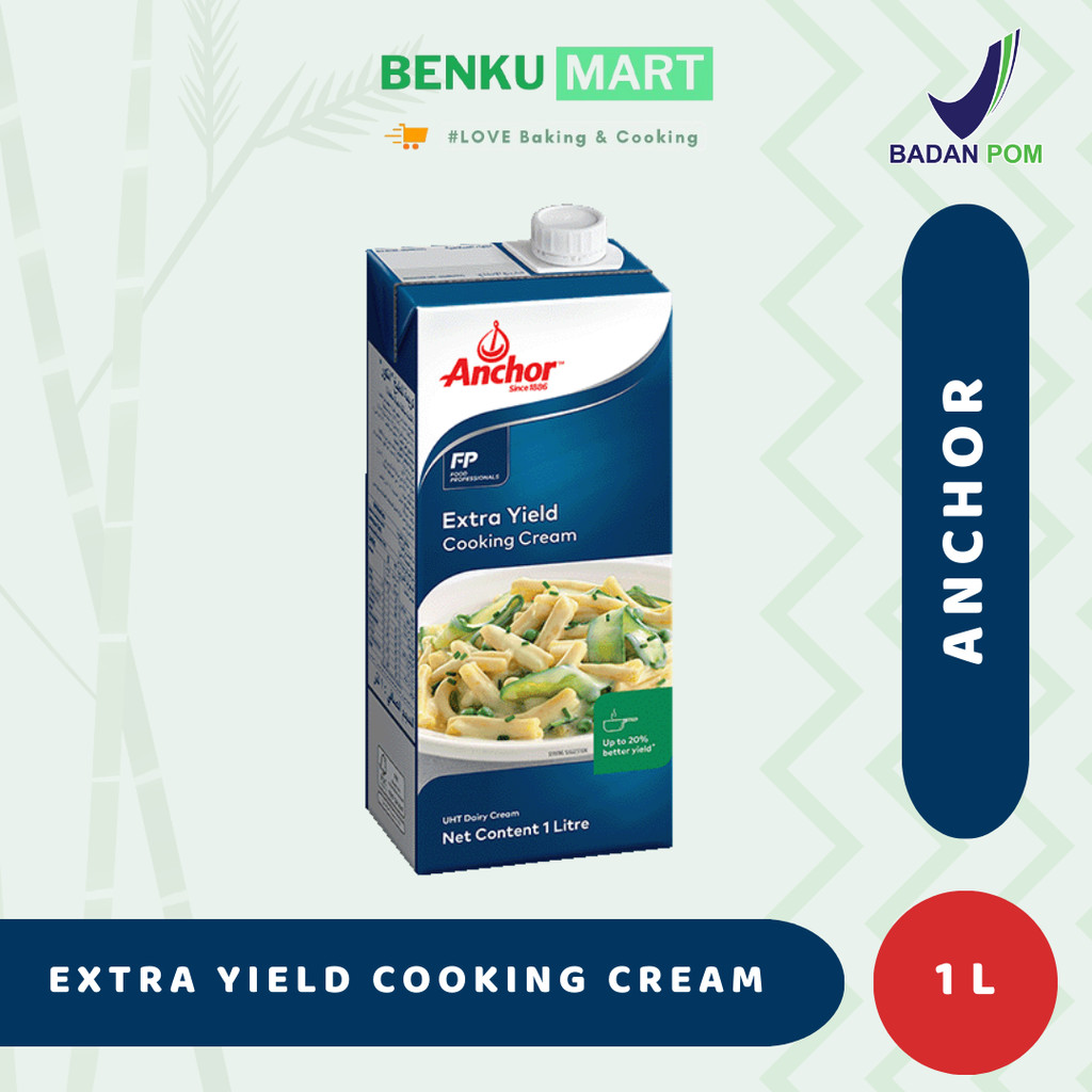 

Anchor Cooking Cream Extra Yield 1 Liter | Krim Masak 1L