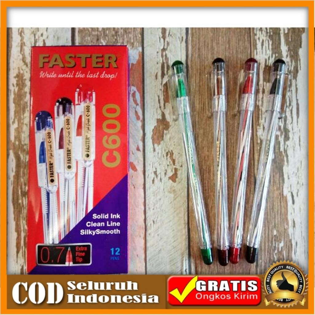 

(PAM)Pulpen Faster C600 (12 pcs)