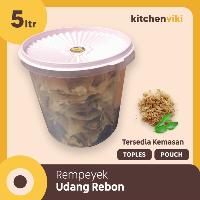 

BEST SELLER Peyek Rebon, Ukuran Toples 5 Liter