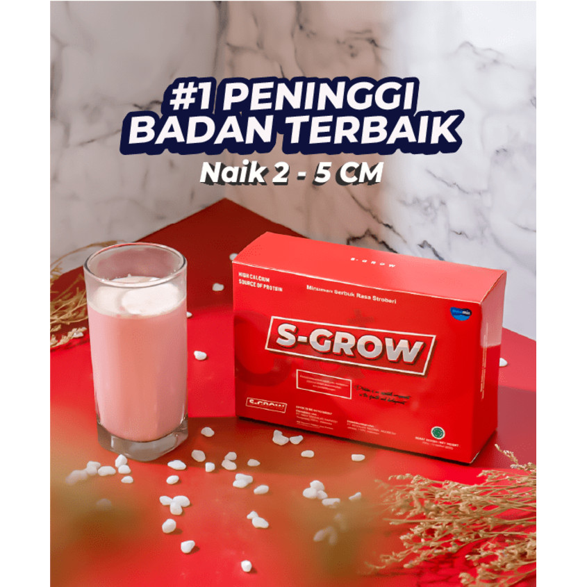 

S-GROW Susu Peninggi Badan Terbaik - 1 BOX Asli