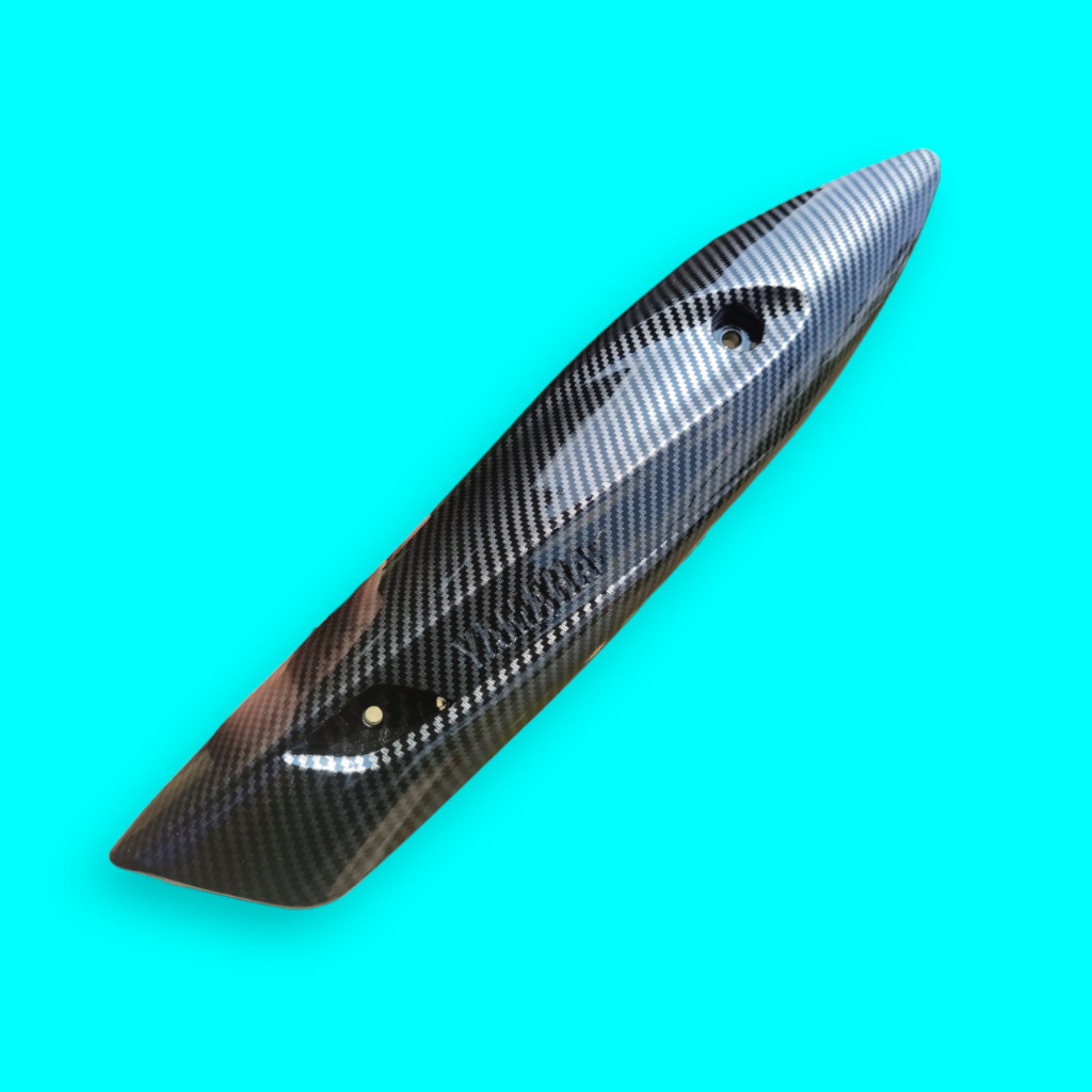 Black carbon Tutup tameng knalpot mio j fino soulgt 115 AES VARIASI 27