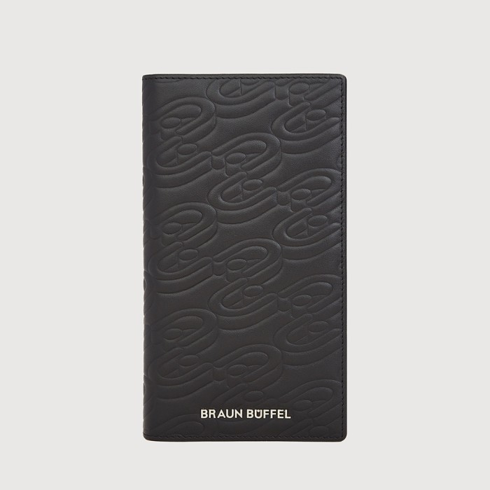 BRAUN BUFFEL Dompet Pria Nova Bifold Long Wallet With Zip Compartment