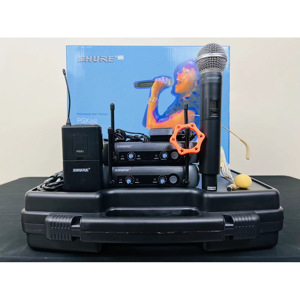 Mic wireless pgx242 shure PGX 242 HC
