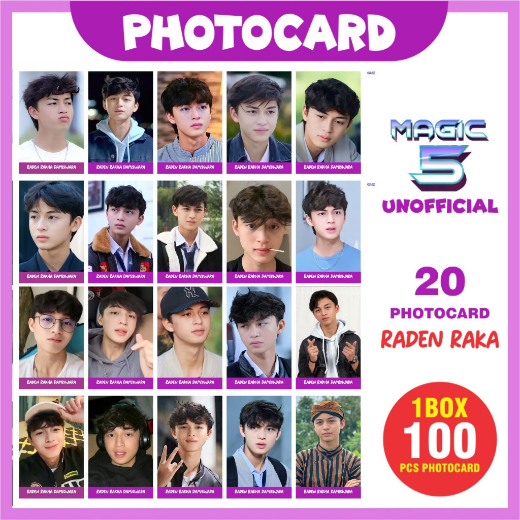 Photocard Magic 5 All Member Selca 100 Pcs Bonus Innerslave + Freebies COD (PHOTOCARD)