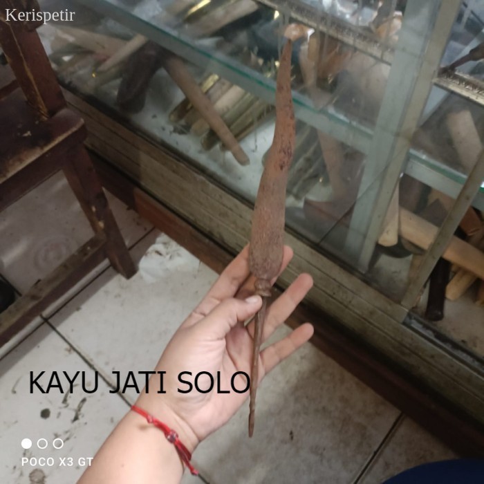 

ajimat tombak korowelang jangkung Antikan KJS61 murah antik