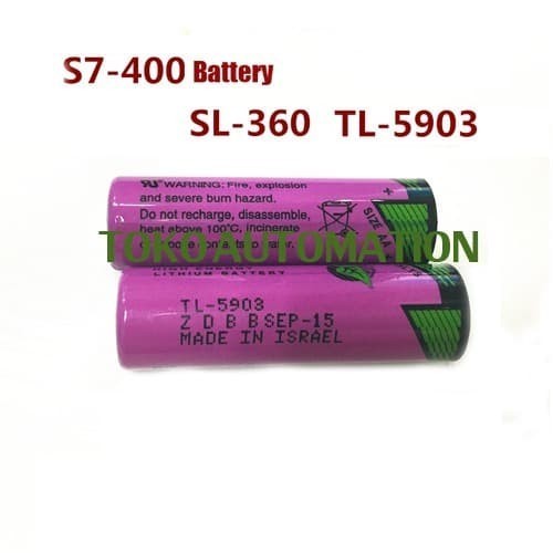 

SJP Baterai TL5903 TL 5903 TL-5903 SL360 SL-360 3.6V AA PLC Battery PK13