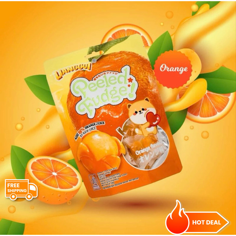 

[Permen kupas viral] [Mendukung COD]HALAL Lianggui Peeled Fudge 108g Permen Lunak Rasa Jeruk Strawbery Mangga Corn Permen Buah Jelly Kupas Permen Rasa Buah Permen Lunak Viral Aneka Rasa Buah (Halal) Permen Lunak Rasa Mangga