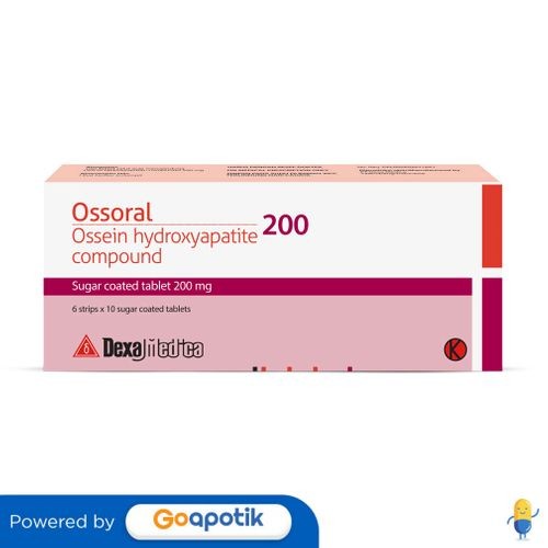 Ossoral 200 Mg Box 60 Kaplet