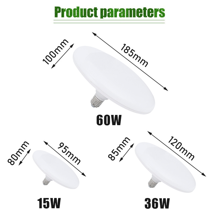Portable LED Lamp UFO Lampu Multi Fungsi / Lampu LED Bohlam LED UFO Ceiling Premium Terbaik Berkuali