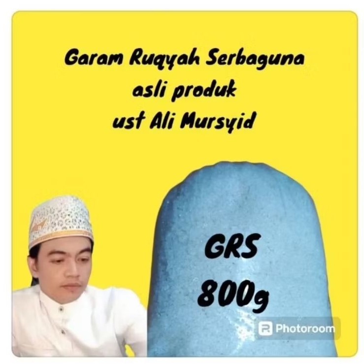 

GRS BY KANG ALI garam ruqyah serbaguna untuk masak-mandi buka aura-media pengobatan dan kelancaran usaha