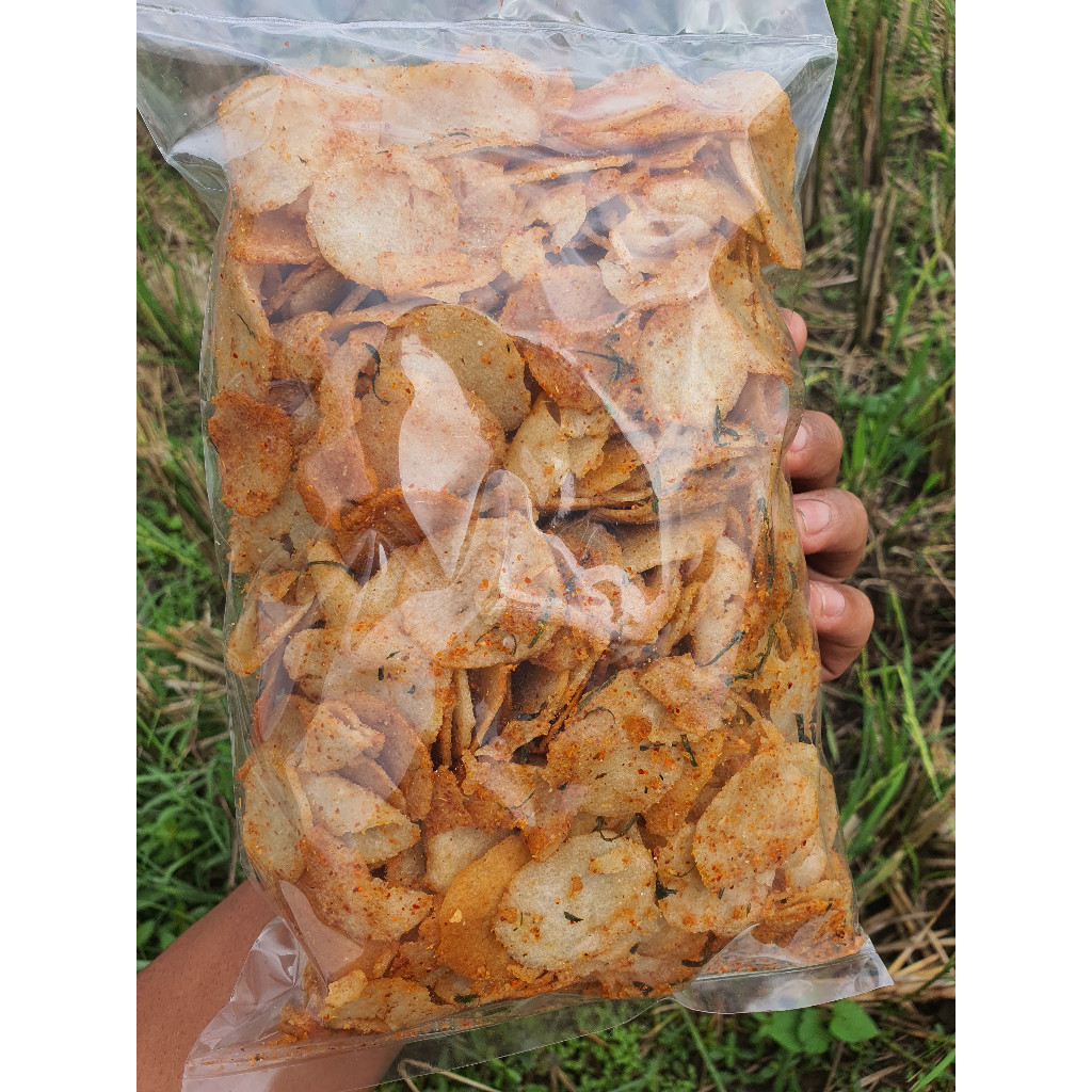 

Keripik Pedas Daun Jeruk Moring SIBOCIL 500 gr/Snack/Cemilan/Citruk/moring garut/molring/basreng