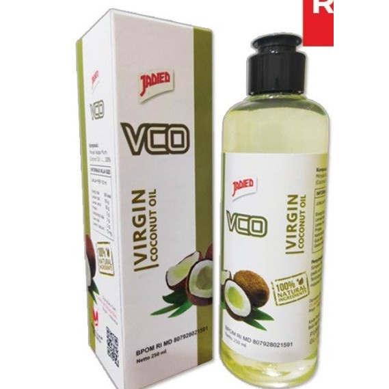 

PROMOSI Virgin Coconut Oil (VCO) JADIED Ektrak Daging Kelapa Segar - 60 ml