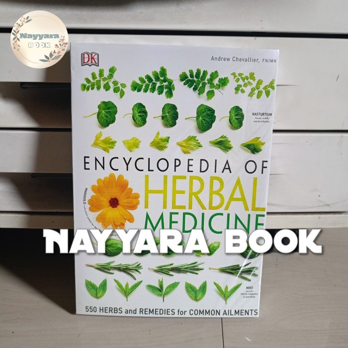 BUKU Buku Encyclopedia of herbal medicine full color
