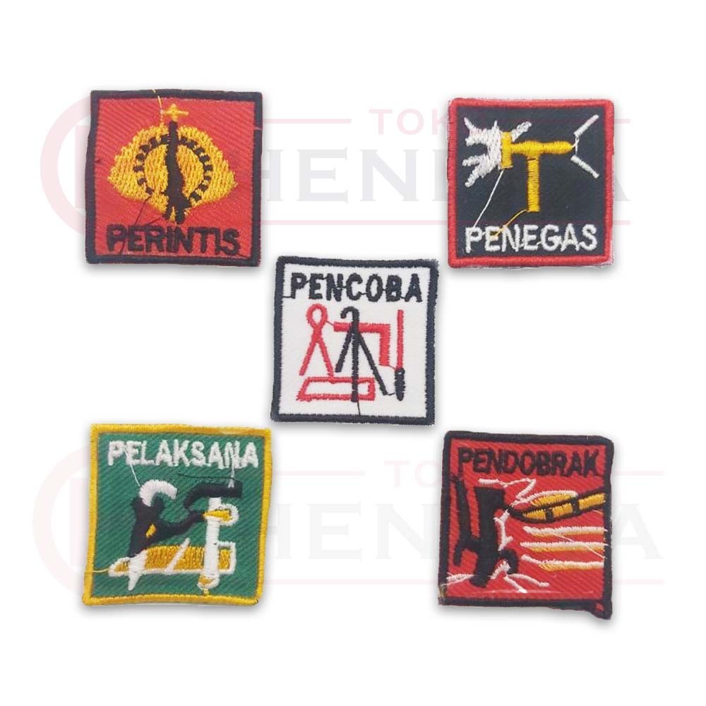 Bet Pramuka Sangga Pendobrak Pelaksanan Perintis Penegak Pencoba | Emblem Pramuka