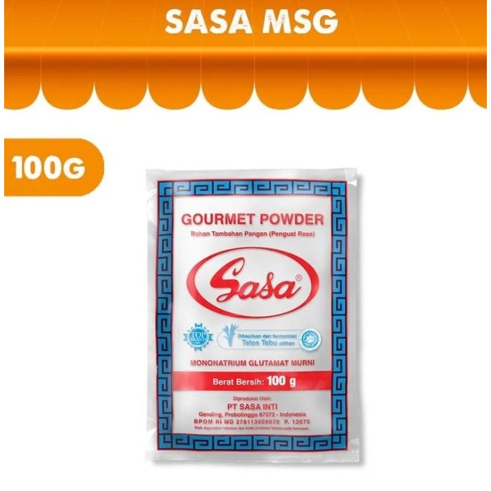 

Sasa MSG 100 gram - SASA MSG PENYEDAP RASA 100GRAM Penguat Rasa Masakan Kemasan 100 GR - PER PCS SATUAN