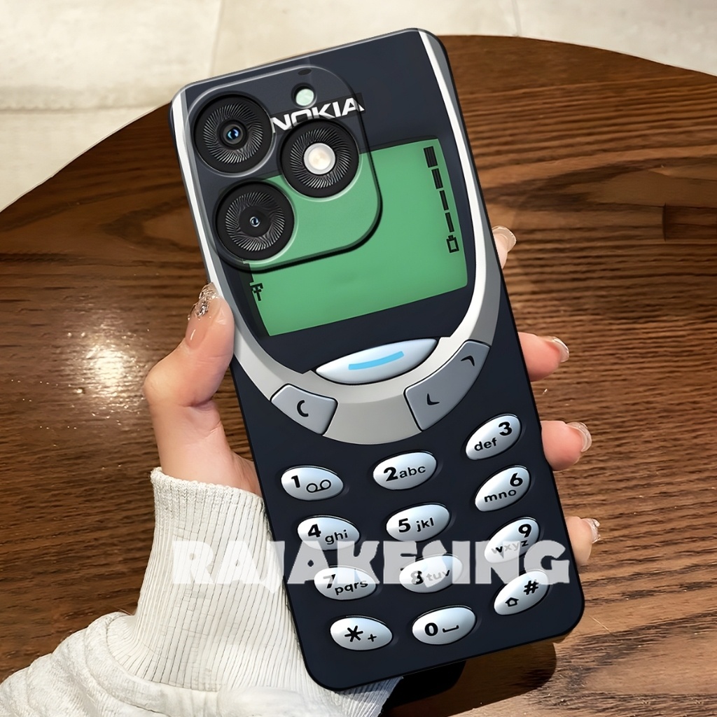 Softcase Itel A50 4G New 2024 Case Corak Phone Nokia Cesing Pelindung Cover Belakang Hp Aksesoris Te