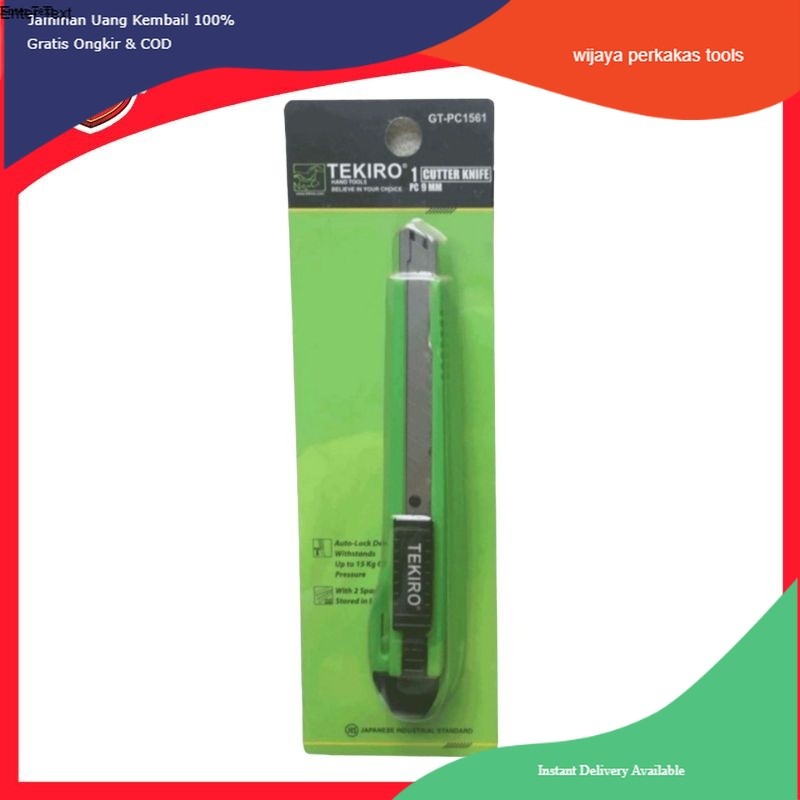 

TEKIRO PISAU CUTTER 9MM/CUTTER KNIFE 9MM/PISAU KATER TEKIRO