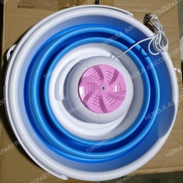 Mesin cuci portable ember 10L USB