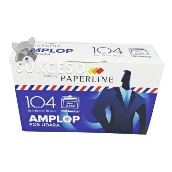 

Paperline Amplop Surat 104 Air Mail Garis Kecil