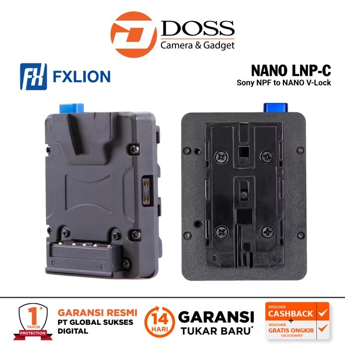 FXLion Nano LNP-C Sony NPF to NANO V-Lock Battery Converter Plate