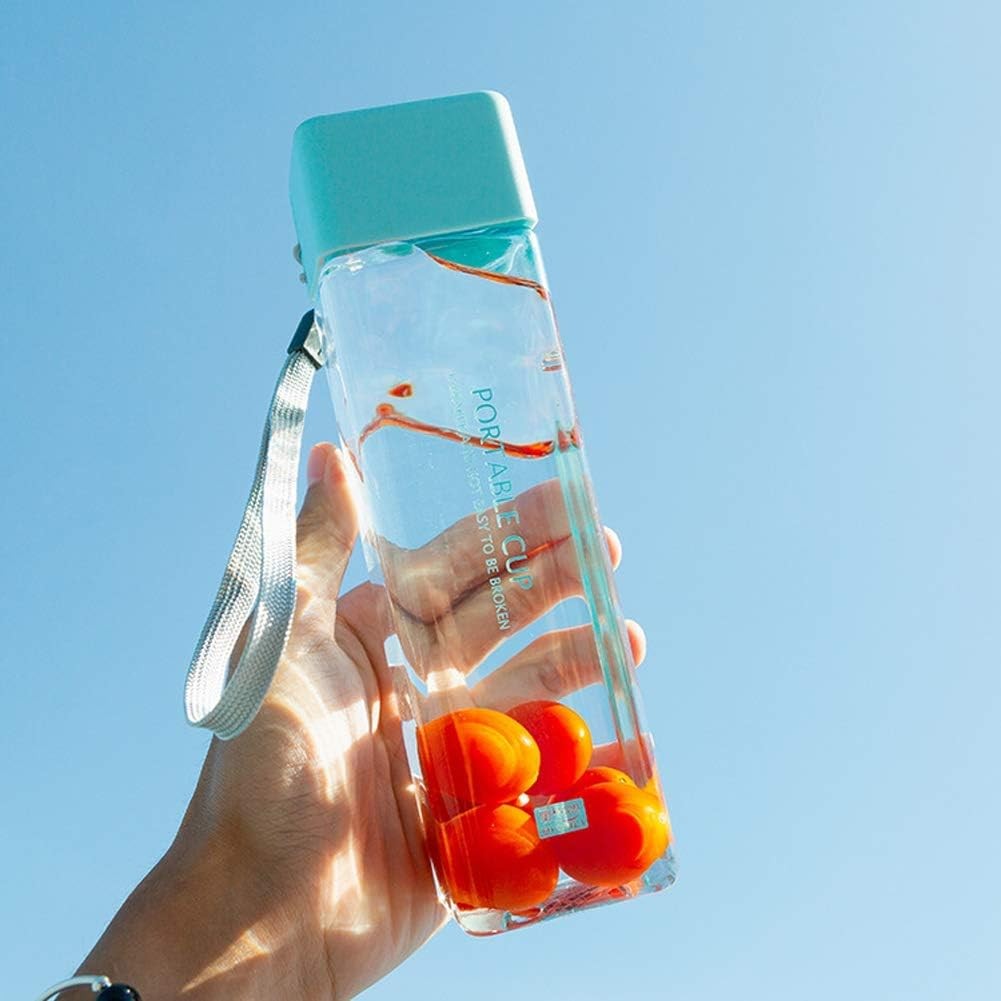 Yamata Botol Minum Transparan 400 Ml / Botol Minum Portable Korean style / Portable Cup 400 Ml